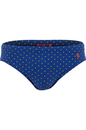 Gallo Homme, Maillots de bain, Multicolore, Taille: L Slip de bain bleu pour homme avec motif à pois