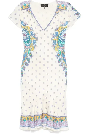 Etro Femme, Robes, Multicolore, Taille: 40 FR Robe Mini Élégante pour Femmes