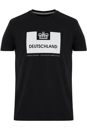 Ben Sherman Homme, Tops, Noir, Taille: S T-shirt Série Pays Deutschland