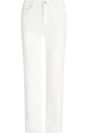 Etro Homme, Jeans, Blanc, Taille: W34 Jean en Coton et Élasthanne avec 5 Poches