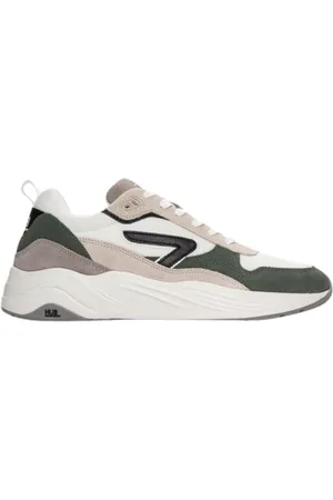 Hub Homme, Chaussures, Multicolore, Taille: 46 EU Sage Green Retro Baskets