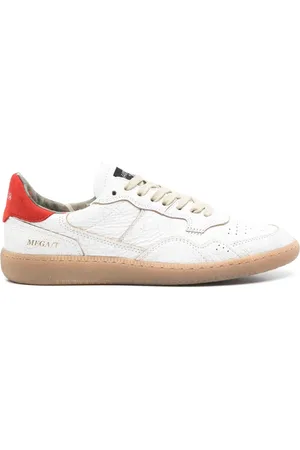 Hidnander Femme, Chaussures, Blanc, Taille: 38 EU Mega Baskets en Cuir