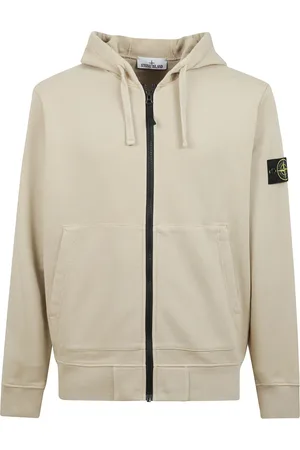Stone Island Homme, Sweatshirts et sweats à capuche, , Taille: S Sweat à capuche zippé avec badge logo