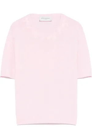 ERMANNO SCERVINO Femme, Pulls, Rose, Taille: 38 FR Top Maglia Rose & Violet
