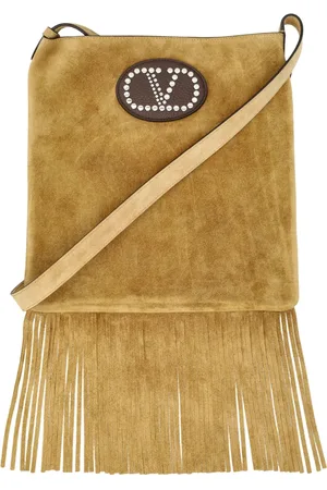 VALENTINO GARAVANI Homme, Sacs, Brun, Taille: ONE Size Sac bandoulière à franges Nellcôte