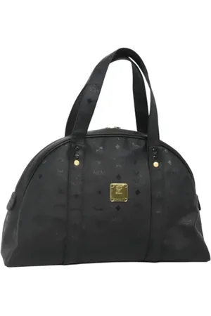MCM Femme, Pre-owned, Noir, Taille: ONE Size Pre-owned Cuir sacs-main