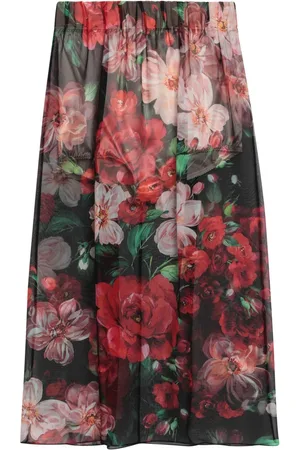 Dolce & Gabbana Femme, Jupes, Multicolore, Taille: 38 FR Élégante Jupe Crayon