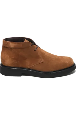 ROSSANO BISCONTI Homme, Chaussures, Brun, Taille: 44 EU Bottes cheville en cuir marron Marrone
