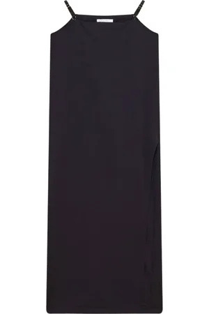 Patrizia Pepe Femme, Jupes, Noir, Taille: 36 FR Leggings Skinny Cheville avec Détail Découpé
