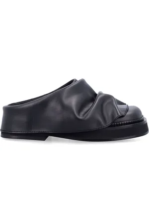 The Attico Femme, Chaussures, Noir, Taille: 37 EU Chaussures Noires Fermées Élégant Design Superposé