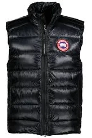 Canada Goose Homme, Vestes, Noir, Taille: S Gilet élégant Croffton pour Homme