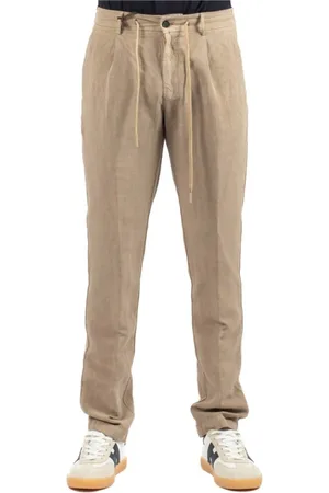Berwich Homme, Pantalons, Brun, Taille: XL Pantalon Élégant Homme