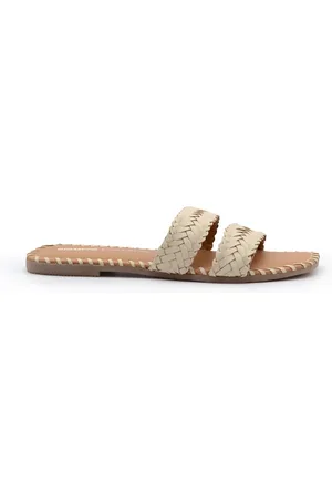 Gioseppo Femme, Chaussures, , Taille: 39 EU Sandales en Cuir Crème Tressé