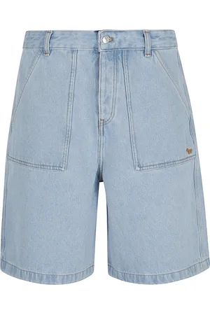 Maison Kitsuné Homme, Shorts, Bleu, Taille: W31 Short Bermuda Bleu pour Homme