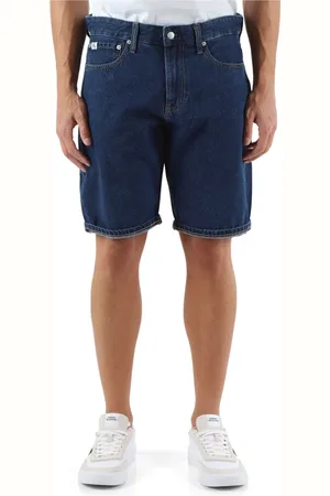 Calvin Klein Homme, Shorts, Bleu, Taille: W38 Regular Fit Bermuda Jeans Cinq Poches