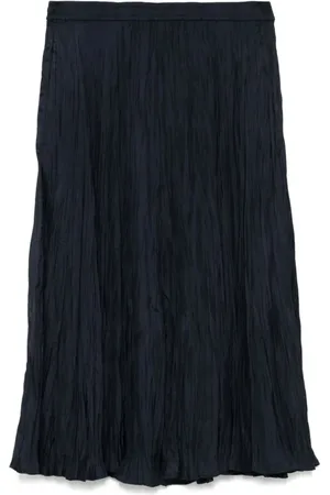 Joseph Femme, Jupes, Bleu, Taille: 42 FR Jupe en Soie Habotai