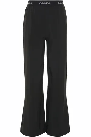 Calvin Klein Femme, Pantalons, Noir, Taille: 38 FR Turbo-Dry Wide Leg Pant