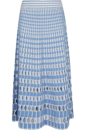 Simkhai Femme, Jupes, Bleu, Taille: 40 FR Jupe Bleue pour Femmes Modernes