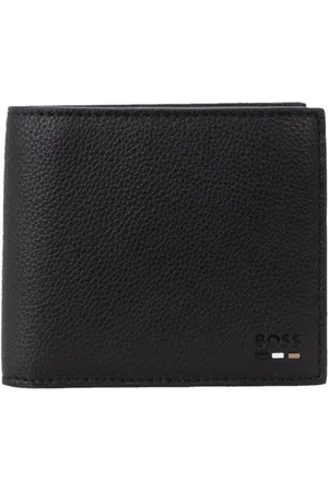 HUGO BOSS Homme, Accessoires, Noir, Taille: ONE Size Portefeuille Classique Bi-fold avec Poche à Monnaie