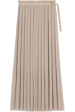 Ami Femme, Jupes, Gris, Taille: 36 FR Jupe Plissée