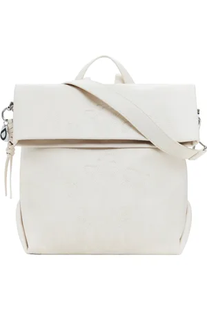 Desigual Femme, Sacs, Blanc, Taille: ONE Size Sac à dos élégant Etherea Lovington