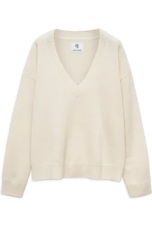 ANINE BING Femme, Pulls, , Taille: 38 FR Pulls Crème à Capuche pour Femmes