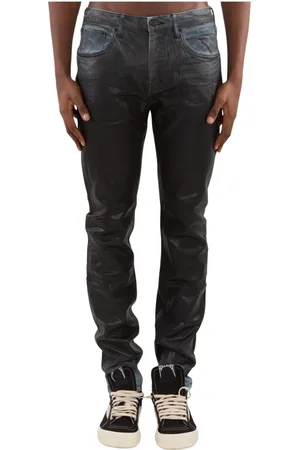 Purple Brand Homme, Jeans, Noir, Taille: W32 Jean Skinny Indigo Enduit Noir