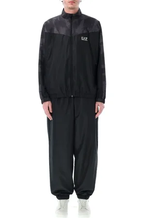EA7 Homme, Sport, Noir, Taille: M Ensemble Fleece Jogging