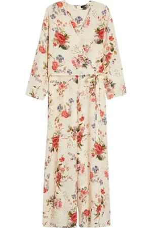 Max Mara Femme, Robes, Multicolore, Taille: 42 FR Combinaison sans manches en soie imprimée