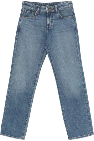 7 for all Mankind Femme, Jeans, Bleu, Taille: W25 Jean droit en denim Jasper premium