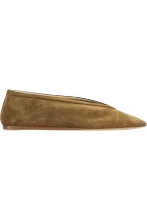 Le Monde Beryl Femme, Chaussures, , Taille: 36 EU Ballerine Luna Slipper en Daim Marron