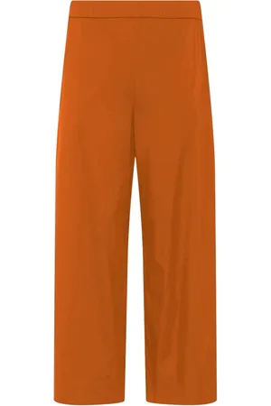 Max Mara Femme, Pantalons, , Taille: 40 FR Pantalon large en popeline de coton