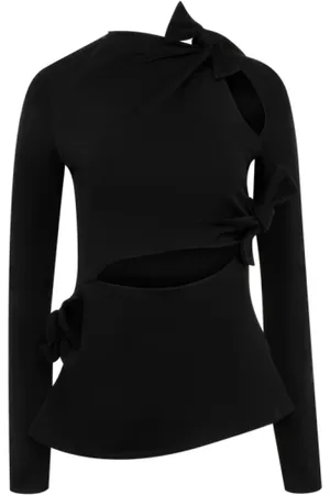 Acne Studios Femme, Tops, Noir, Taille: 36 FR T-shirt Décontracté en Coton de Différentes Couleurs