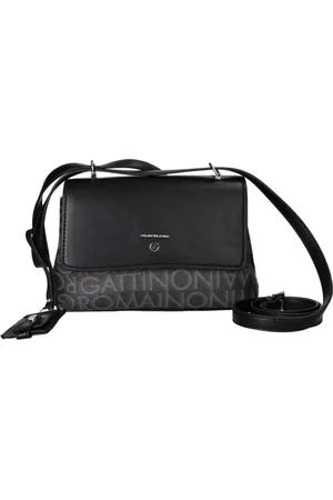 Gattinoni Femme, Sacs, Noir, Taille: ONE Size Sac bandoulière avec impression intégrale et inserts noirs