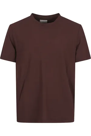 BALLANTYNE Homme, Tops, Brun, Taille: XL T-shirt marron col rond manches courtes