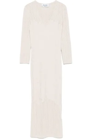 Blugirl Femme, Robes, , Taille: 36 FR Robe Col V Manches Longues
