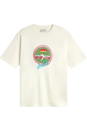 Drôle de Monsieur Homme, Tops, Blanc, Taille: XS T-shirt Tennis Court