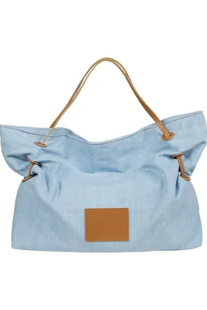 Dondup Femme, Sacs, Bleu, Taille: ONE Size Sac à bandoulière en denim décontracté-chic