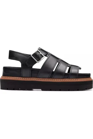 Clarks Femme, Chaussures, Noir, Taille: 42 EU Sandale noire Orianna Twist pour femme