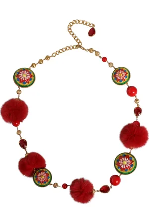 Dolce & Gabbana Femme, Accessoires, Multicolore, Taille: M Ceinture Torero en fourrure d