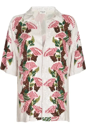 P.A.R.O.S.H. Femme, Blouses et Chemises, Multicolore, Taille: 38 FR Chemises Élégantes Collection