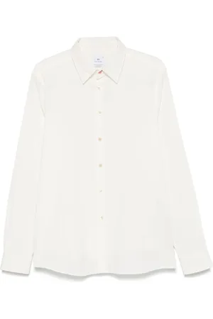Paul Smith Homme, Chemises, Blanc, Taille: L Chemise Blanche à Boutons Manches Longues