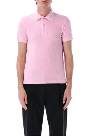 Tom Ford Homme, Tops, Rose, Taille: L Polo en éponge de luxe Rose Quartz