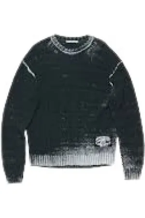Acne Studios Homme, Pulls, Noir, Taille: L Pull en Tricot Confortable