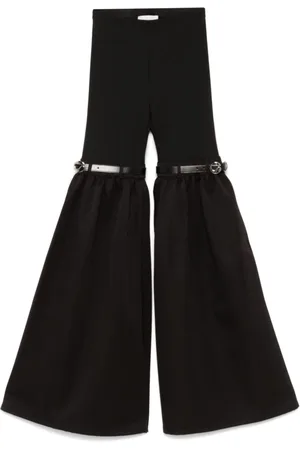 COPERNI Femme, Pantalons, Noir, Taille: 36 FR Pantalon noir avec ceinture élastique