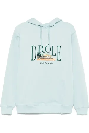 Drôle de Monsieur Homme, Sweatshirts et sweats à capuche, Vert, Taille: M SweaT-shirt Brodé Tennis Court