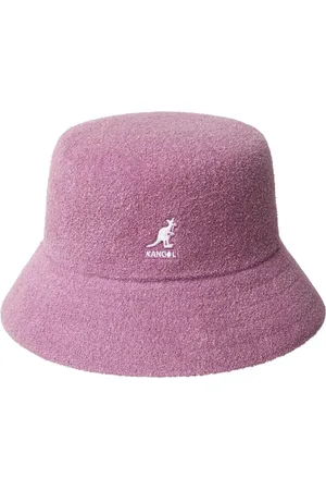 Kangol Femme, Accessoires, Rose, Taille: L Chapeau Seau Rose en Coton Unisexe
