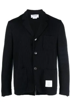 Thom Browne Homme, Vestes, Noir, Taille: M Vestes Élégantes pour Hommes
