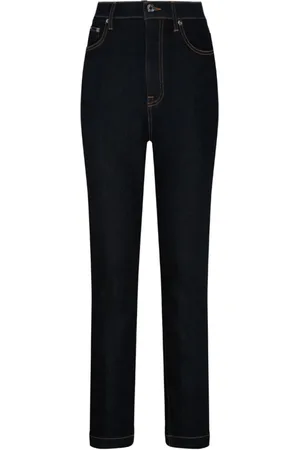 Dolce & Gabbana Femme, Pantalons, Bleu, Taille: 40 FR Jean Skinny Bleu Foncé