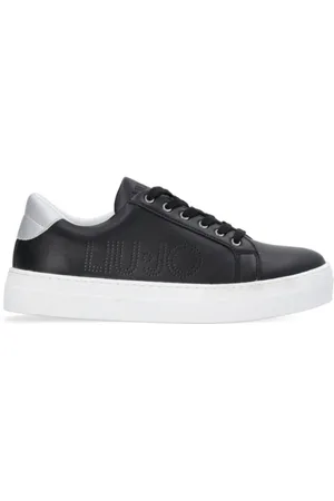 Liu Jo Femme, Chaussures, Noir, Taille: 36 EU Baskets Alicia 508 Noir Détail Argent